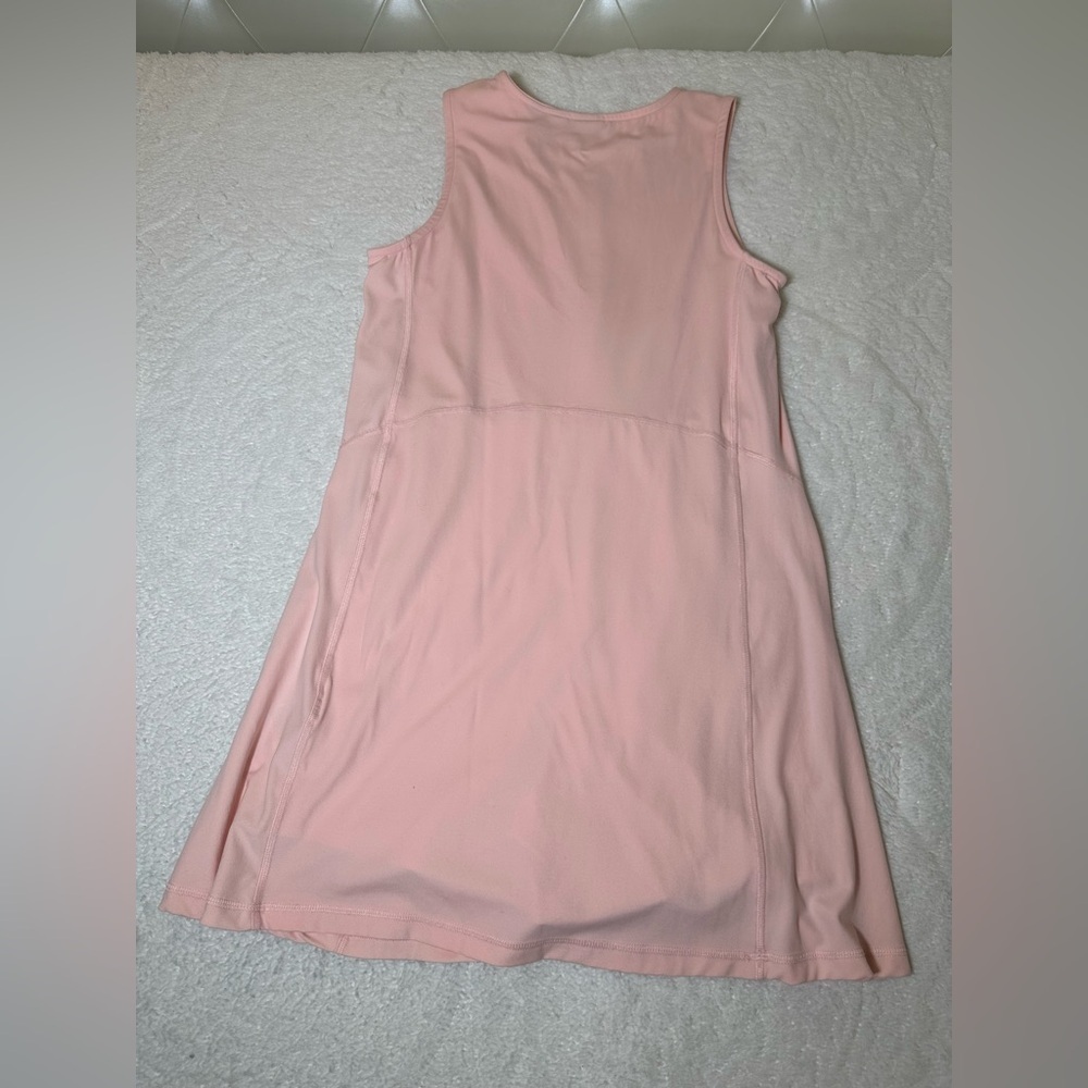 Crane pink athletic zipper-front sport dress. - Picture 4 of 5